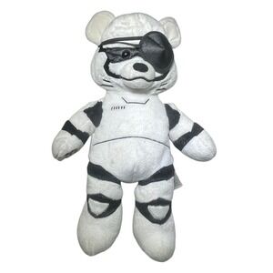 Build-A-Bear Pirate Stormtrooper Plush White Bear Star Wars Costume Eye Patch